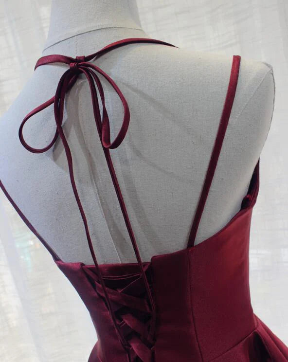 Aimishang Lovely A Line Straps Halter Sleeveless Short Formal Prom Dress Cute Homecoming Dress