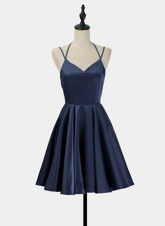 Aimishang Lovely A Line Straps Sleeveless Short Formal Prom Dress Cute Homecoming Dress