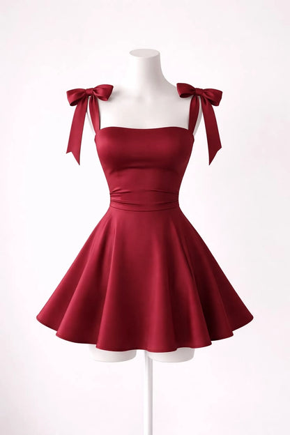 Aimishang Lovely A Line Straps Sleeveless Summer Short / Mini Simple Homecoming Dress For Girls