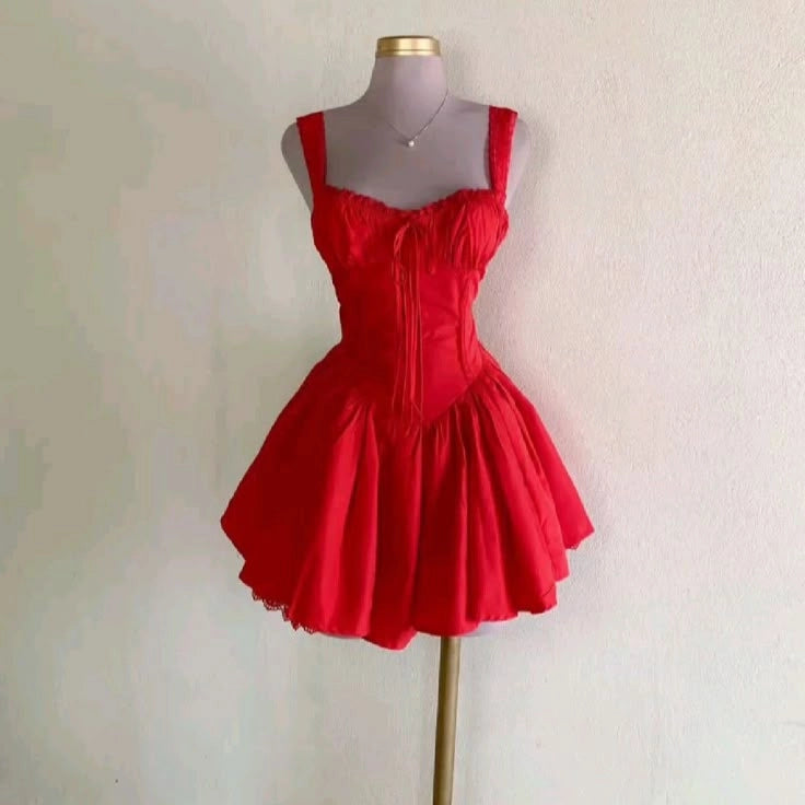 Aimishang Lovely Black Sweetheart A Line Short Party Prom Dress Classy Red Graduation Homecoming Dress