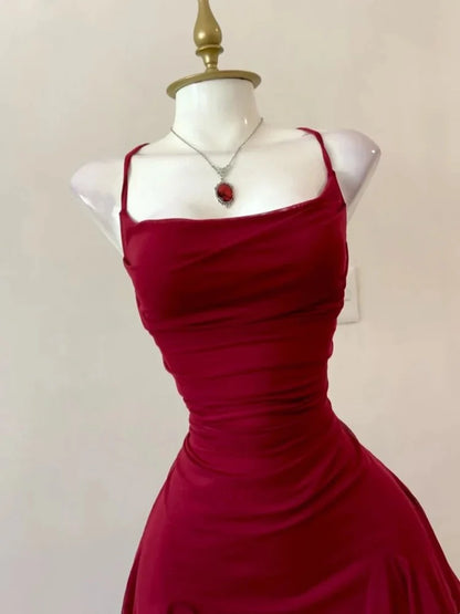 Aimishang Lovely Spaghetti Strap Sleeveless Homecoming Dress Simple Mini Summer Party Dress