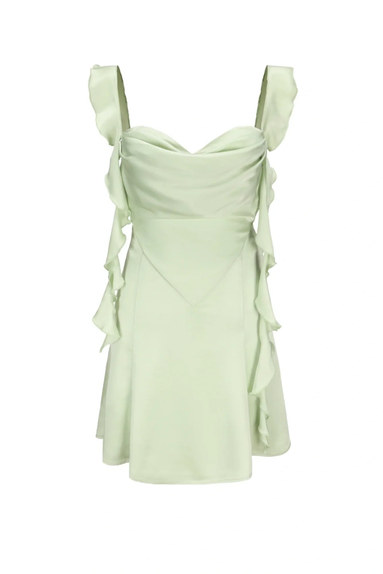 Aimishang Lovely Straps Ruffle Short Homecoming Dress Cute Birthday Party Dress Sweet Back To School Dress