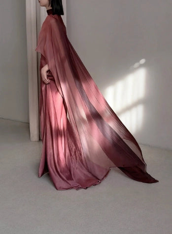 Aimishang Modest Spaghetti Straps Sleeveless Long Party Evening Gown Elegant Wedding Guest Dress