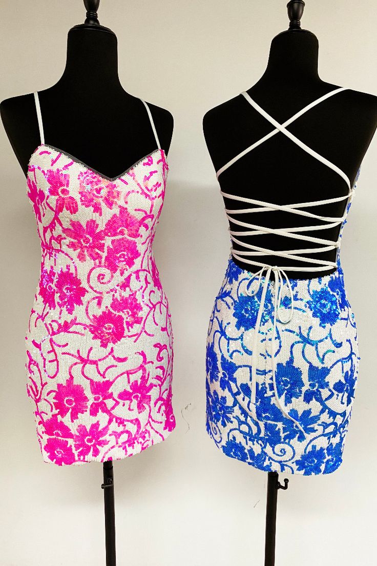Aimishang Lovely V Neck Sequins Homecoming Dress Charming Party Dress Summer Graduation Dress Short Prom Dress Mini Dress