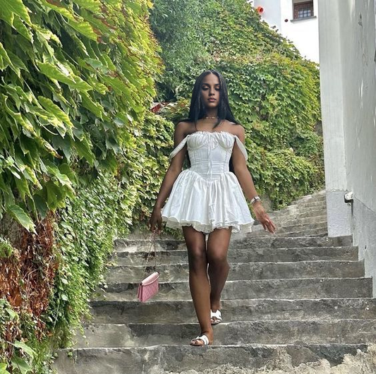Aimishang Pretty A Line Off The Shoulder Homecoming Dress Short Graduation Dress Lovely Birthday Party Dress