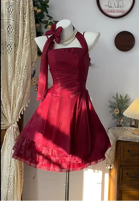 Aimishang Pretty A Line Sleeveless Party Prom Dress Cute Homecoming Dress Lovely Birthday Dress