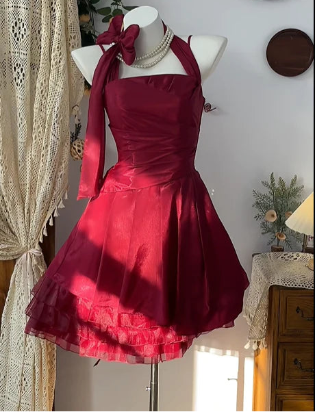 Aimishang Pretty A Line Sleeveless Party Prom Dress Cute Homecoming Dress Lovely Birthday Dress