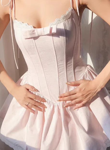 Aimishang Pretty A Line Straps Sleeveless Pleat Short Birthday Party Dress Lovely Homecoming Dress