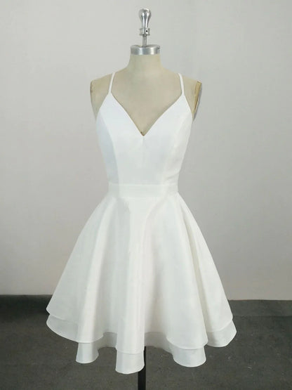 Aimishang Pretty A Line V-neck Sleeveless Short Party Prom Dress Lovely Homecoming Dress Cute Birthday Dress