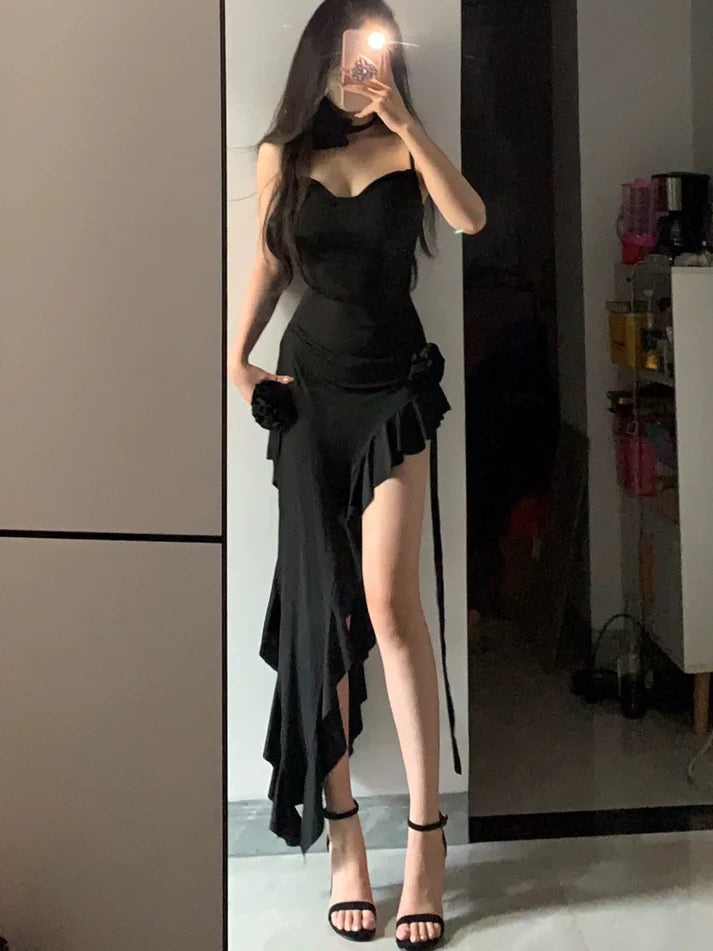 Aimishang Sheath Spaghetti Straps Vacation Beach Dress Lovely Homecoming Dress Charming Graduation Dress Cute Birthday Party Dress