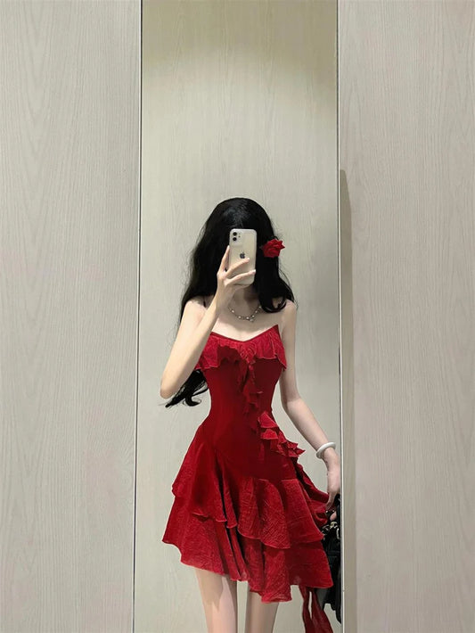 Aimishang Sweetheart A line Prom Dress Lovely Homecoming Dress Charming Graduation Dress Cute Birthday Party Dress