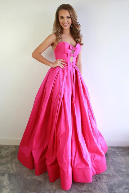 Wholesale A Line Evening Dresses Spaghetti Straps Satin V Neck Long Prom Dresses