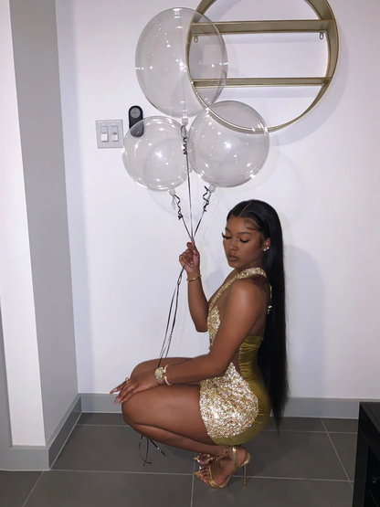 Aimishang Sexy Sheath Sleeveless Homecoming Dress Short Prom Dress Charming Birthday Party Dress Black Girl Mini Dress