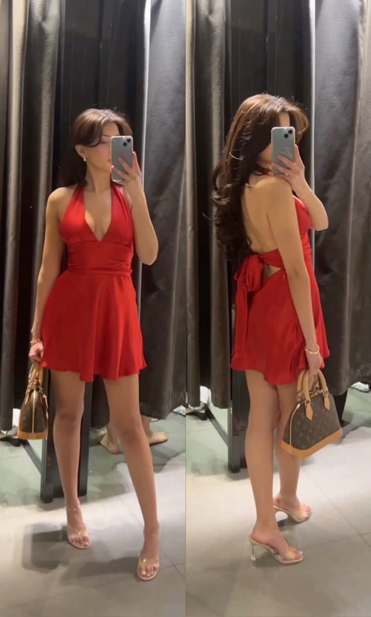 Aimishang Sexy Halter V Neck Sleeveless Short Summer Birthday Party Dress Simple Graduation Homecoming Dress