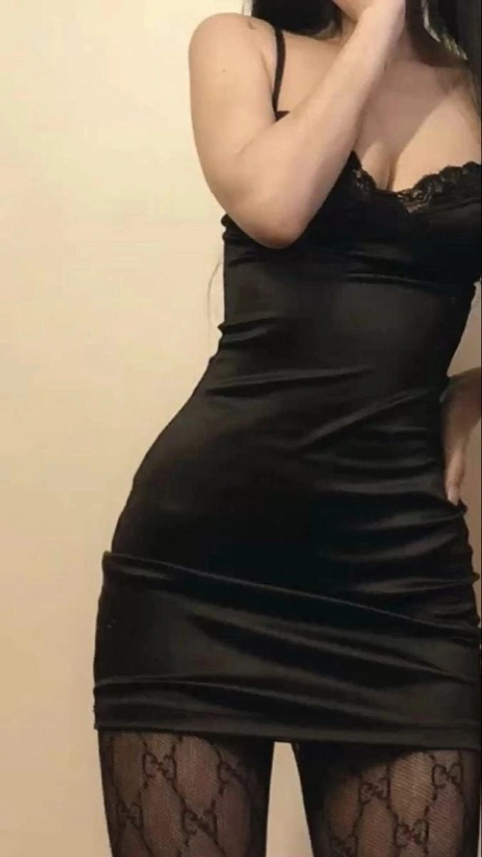 Aimishang Sexy Spaghetti Straps Sheath Black Satin Sleeveless Short Homecoming Dress Mini Summer Party Dress