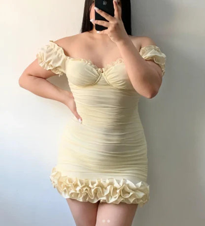 Aimishang Sheath Off The Shoulder Sweetheart Neck Short Homecoming Dress Cute Birthday Outfits Lovely Party Dress