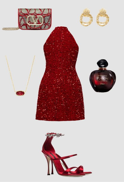 Aimishang Sparkly Sheath Sleeveless Sequins Summer Short Homecoming Dress Classy Graduation Party Dress