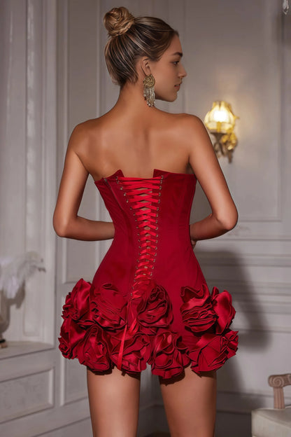 Aimishang Stylish Sheath Strapless Sleeveless Short Summer Graduation Party Dress Charming Birthday Homecoming Dress