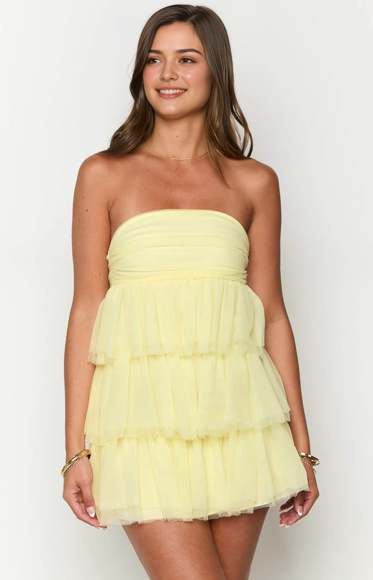 Aimishang Sweet A Line Strapless Layered Homecoming Dress Short Graduation Dress Lovely Birthday Party Dress Cute Mini Dress
