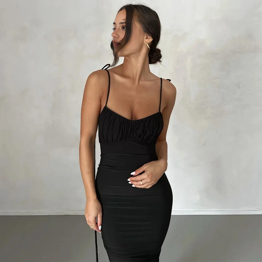 Aimishang Sweet Sheath Spaghetti Straps Long Prom Dress Lovely Birthday Party Dress Charming Evening Dress