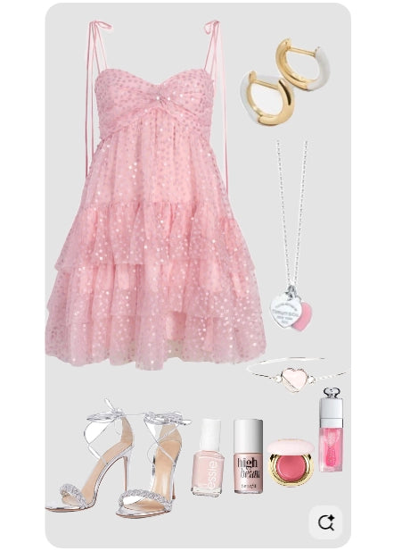 Aimishang Sweet A-Line Princess Straps Sleeveless Layered Short Birthday Party Dress Pretty Mini Homecoming Dress