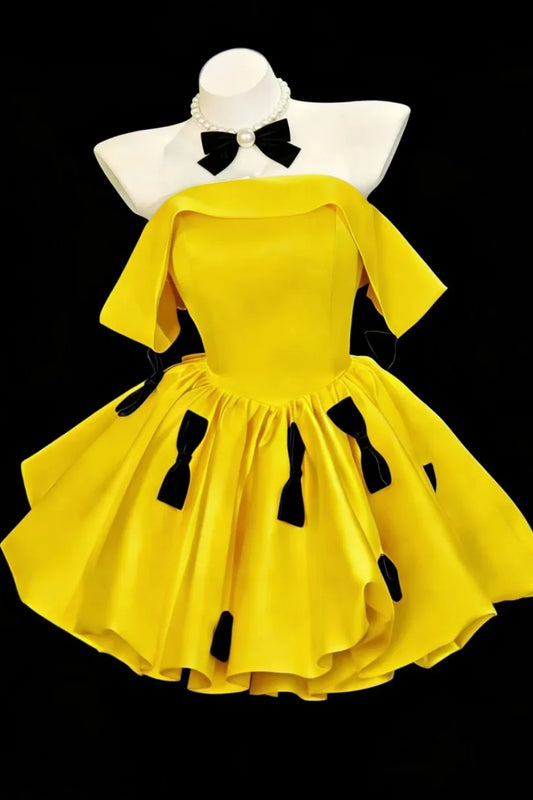 Aimishang Sweet A Line Short Formal Prom Dress Lovely Homecoming Dress Cute Back To School Dress No With Neck accessories
