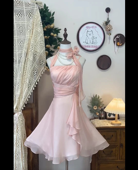 Aimishang Sweet A Line Sleeveless Short Party Prom Dress Lovely Homecoming Dress Cute Birthday Dress