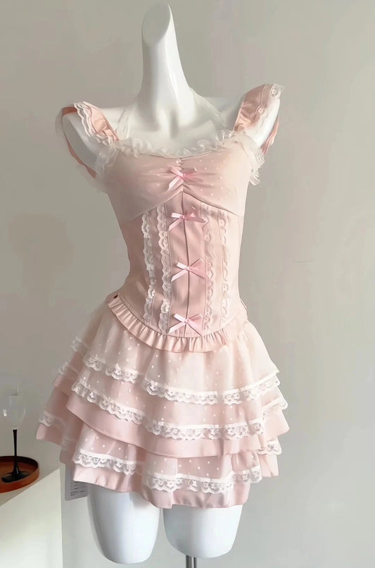 Aimishang Sweet A Line Straps Sleeveless Short Homecoming Dress Summer Mini Cute Birthday Party Dress