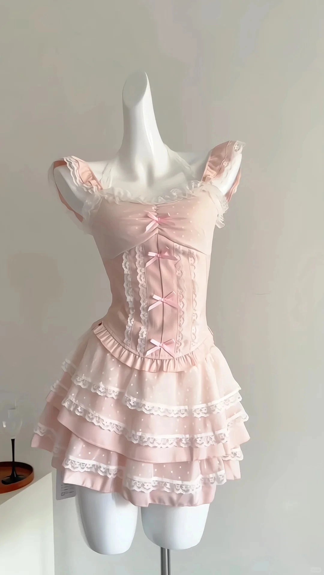 Aimishang Sweet A Line Straps Sleeveless Short Homecoming Dress Summer Mini Cute Birthday Party Dress