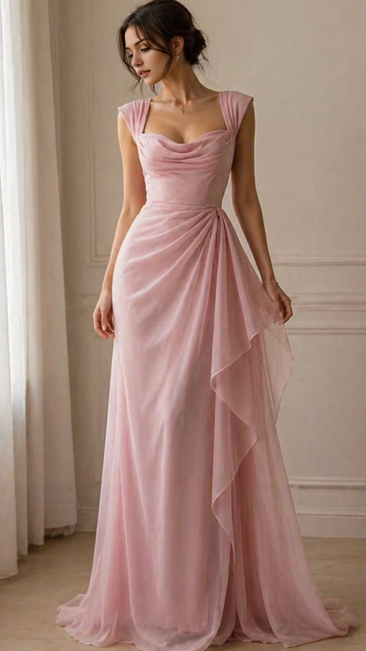 Aimishang Stylish Mermaid Sleeveless Long Evening Party Dress Elegant Wedding Guest Dress