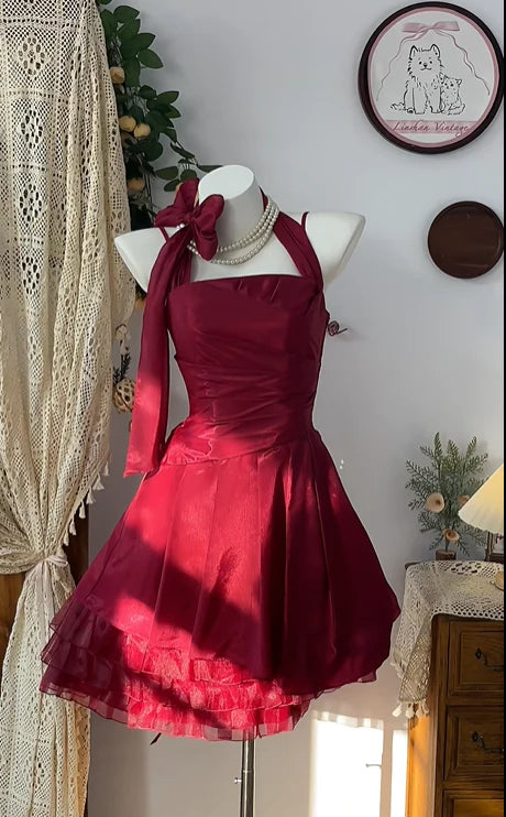 Aimishang Sweet A Line Layered Homecoming Dress Lovely Short Graduation Dress Cute Birthday Party Dress