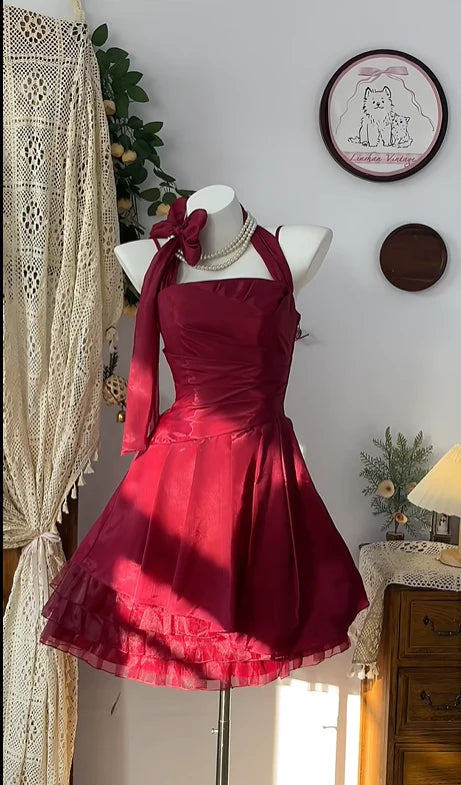 Aimishang Sweetheart A Line Layered Homecoming Dress Lovely Short Graduation Dress Cute Birthday Party Dress