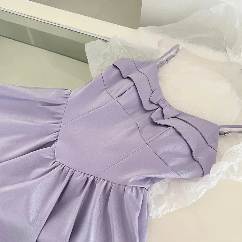 Aimishang Sweet A Line Spaghetti Straps Homecoming Dress Lovely Short Graduation Dress Cute Birthday Party Dress