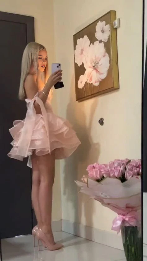 Aimishang Sweetheart A Line Short Prom Dress Lovely Homecoming Dress Cute Birthday Party Dress