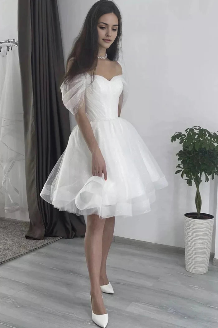 Aimishang Sweetheart Off the Shoulder A Line Formal Birthday Party Dress Pretty Graduation Homecoming Dress