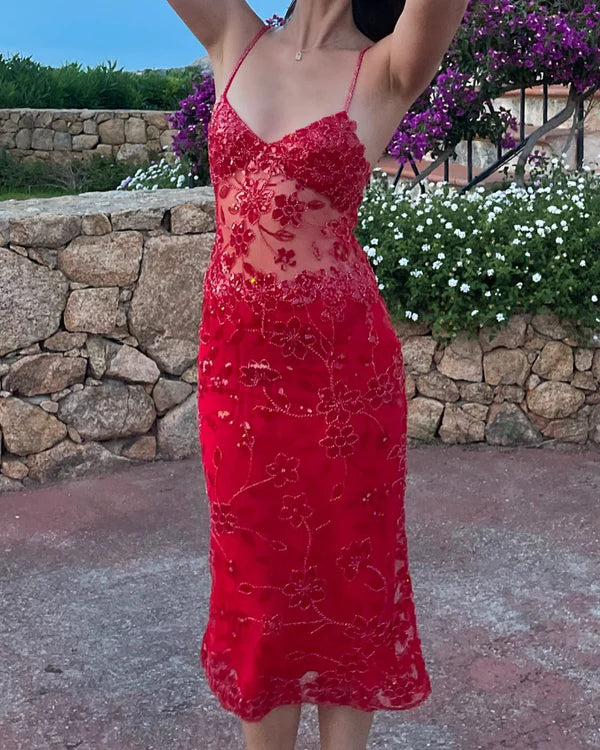Aimishang Sheath Spaghetti Strap Sexy Prom Dress Lovely Homecoming Dress Charming Birthday Party Dress