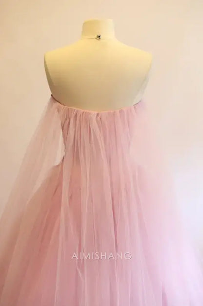 Aimishang Vintage A Line Sweetheart Strapless Tulle Homecoming Dress Sleeveless Elegant Formal Prom Dress Cute Evening Party Dress