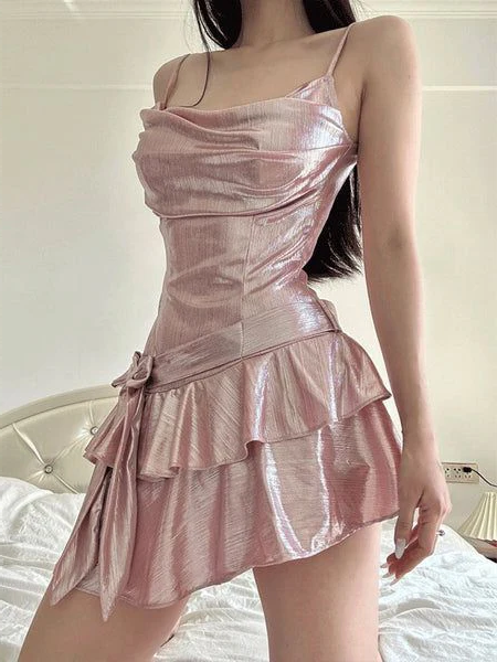 Aimishang Sweetheart A line Spaghetti Straps Layered Short Prom Dress Lovely Homecoming Dress Charming Graduation Dress Cute Birthday Party Dress
