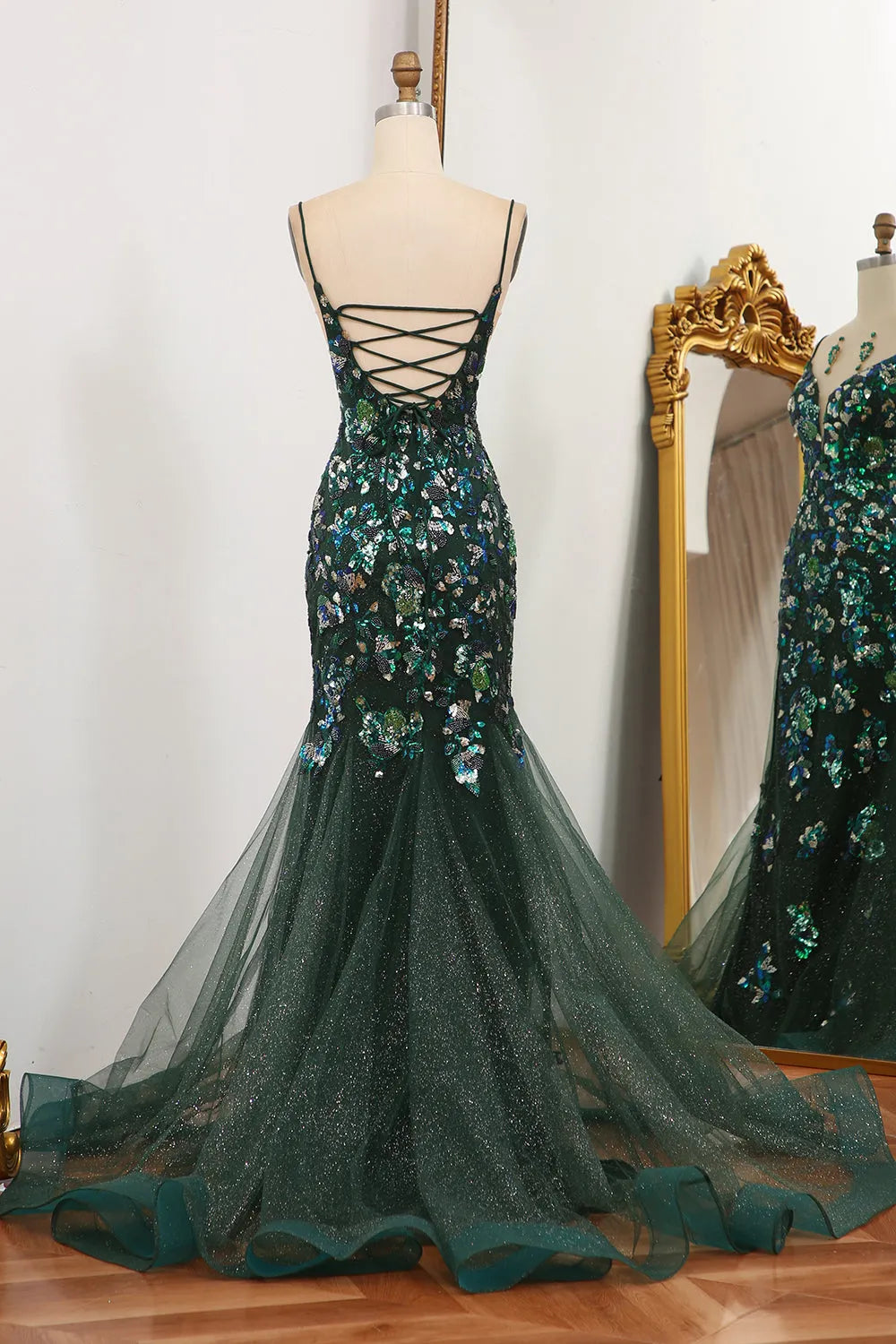 Wholesale Sparkly Prom Dress Mermaid With Slit And Beading