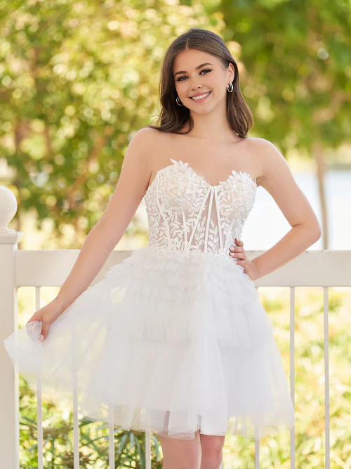 Wholesale A-Line Graduation Dresses Sweetheart White Lace Short Homecoming Dress