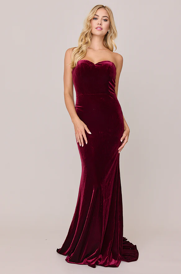 Wholesale Fashionable Prom Dresses Velvet dress Velvet Bridesmaid Dress Wedding Guest Dresses