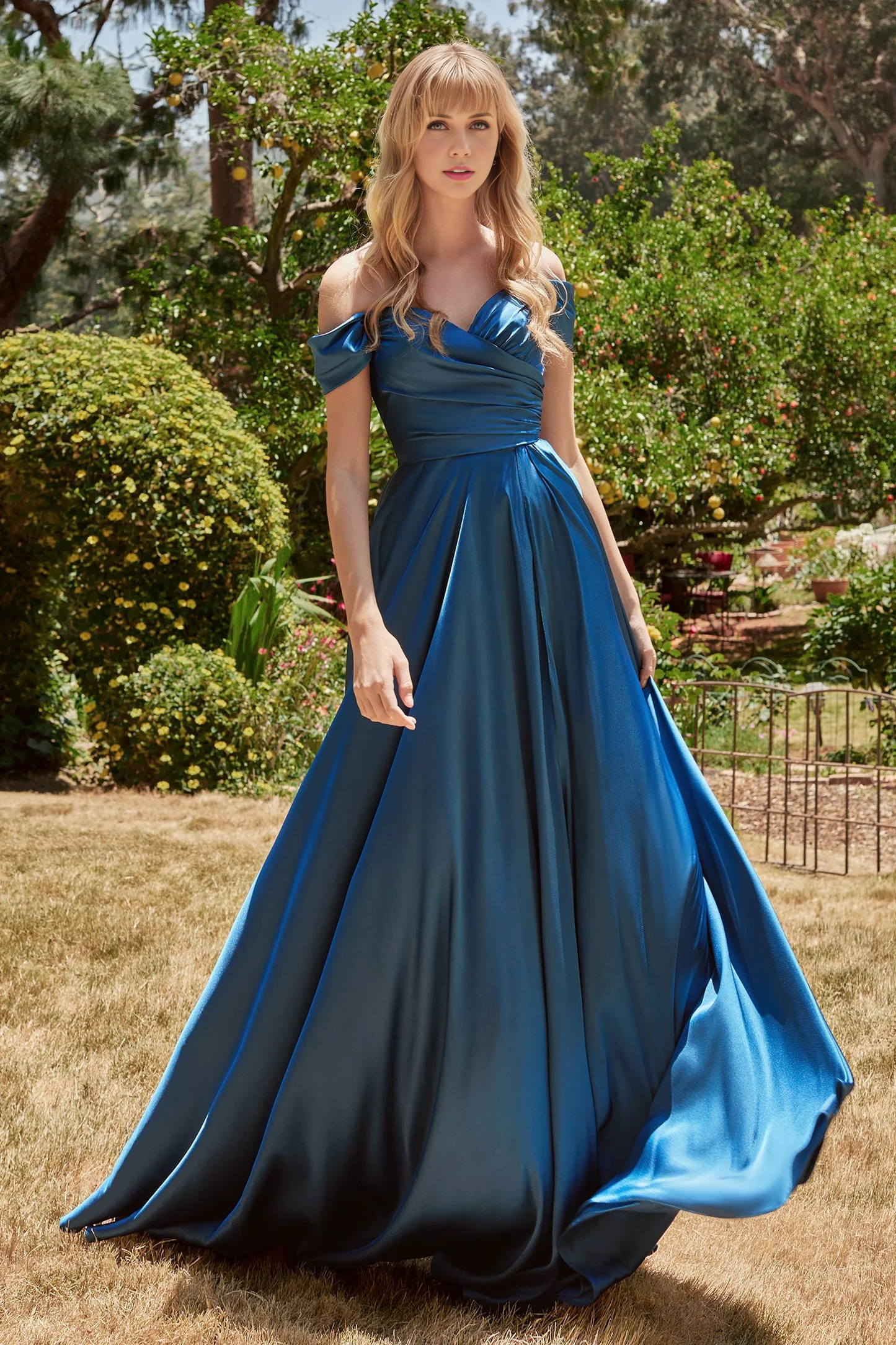 Wholesale Elegant Evening Dress Long Off Shoulder A-line Satin Dress Prom Dresses