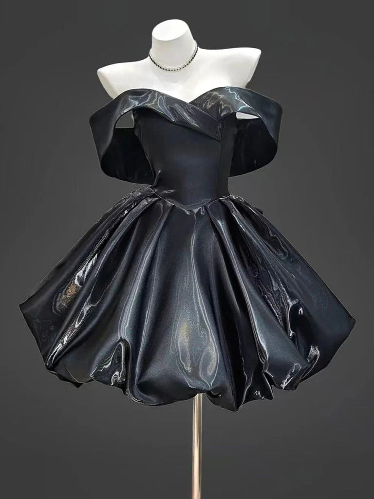 Aimishang Cute A Line Blue Off Shoulder Short Birthday Party Dress Lovely Pink Homecoming Dress