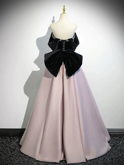 Aimishang Elegant A-Line Off Shoulder Beaded Long Formal Prom Dress Pretty Evening Party Dress With Bow
