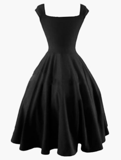 wholesale A-Line Elegant Vintage Cocktail Party Prom Dress Sweetheart Neckline Sleeveless Short / Mini Satin with Pleats