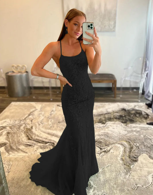 Wholesale Evening Dress Mermaid Prom Dress Backless