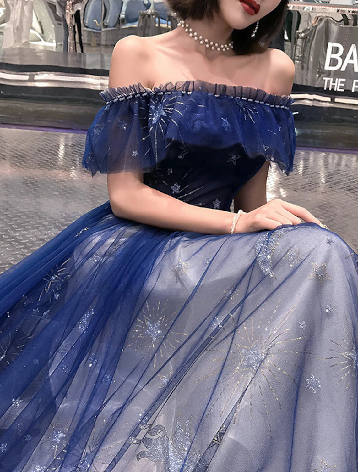 Aimishang A-Line Fairy Prom Dress Sparkle Party Dress Off Shoulder Sho Aimishang Dresses Wholesale Aimishang A-Line Fairy Prom Dress Sparkle Party Dress Off Shoulder Sho Aimishang Dresses Wholesale