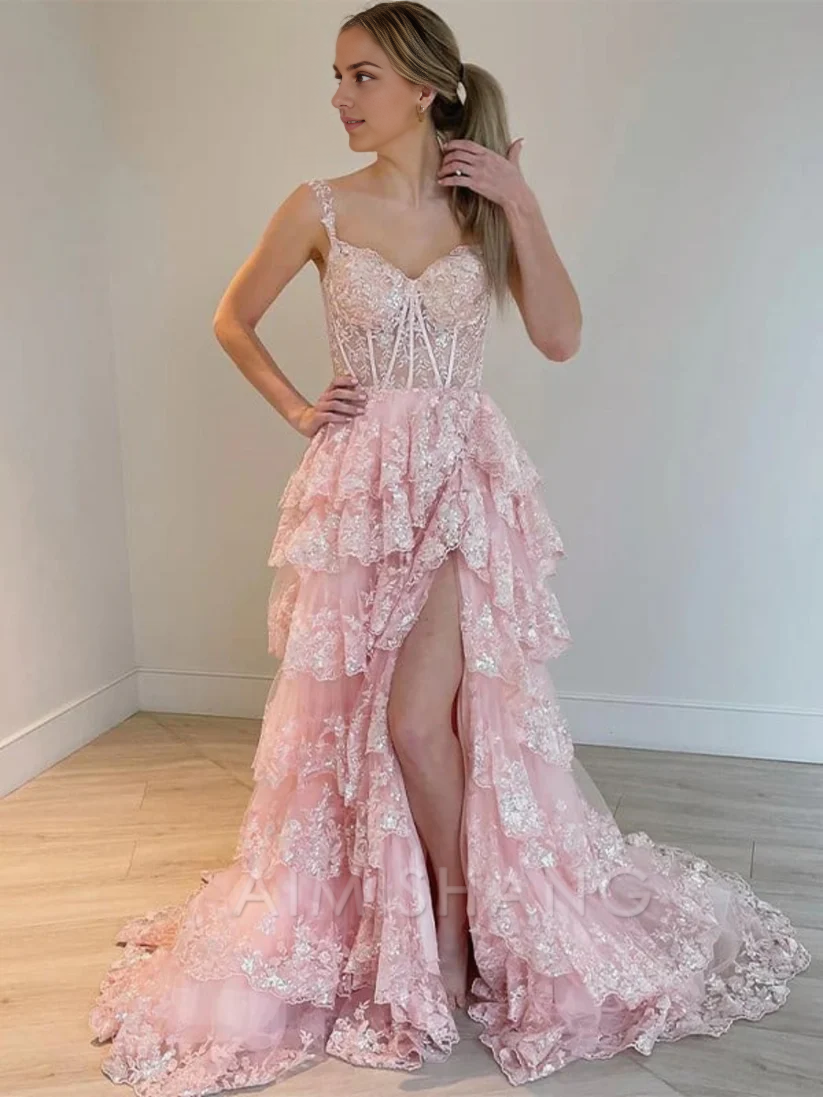 Aimishang Sparkly A Line Off-the-Shoulder Ruffle Long Formal Prom Dres Aimishang Dresses Wholesale Aimishang Sparkly A Line Off-the-Shoulder Ruffle Long Formal Prom Dres Aimishang Dresses Wholesale