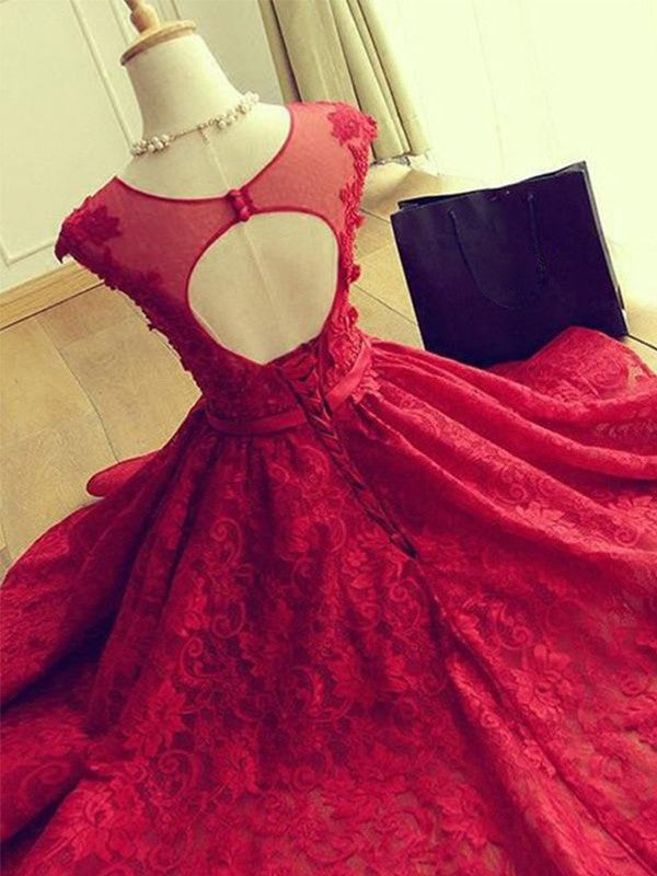 Aimishang Fashion Evening Dress Sweetheart Lace Applique A-Line Dress With Slit Prom Dresses
