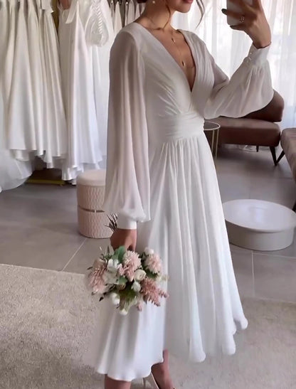 Wholesa Bridal Shower Simple Wedding Dresses Glitter & Sparkle Wedding Dresses Ball Gown Off Shoulder Sleeveless Knee Length Satin Bridal Gowns With Pleats Appliques